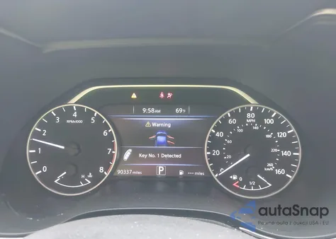 2017 Nissan Maxima 3.5 Sv z USA, uszkodzony, nr VIN 1N4AA6AP1HC450577